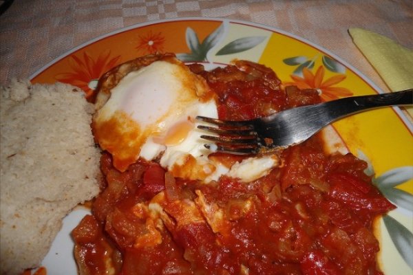 Algerian Chakchouka With Eggs