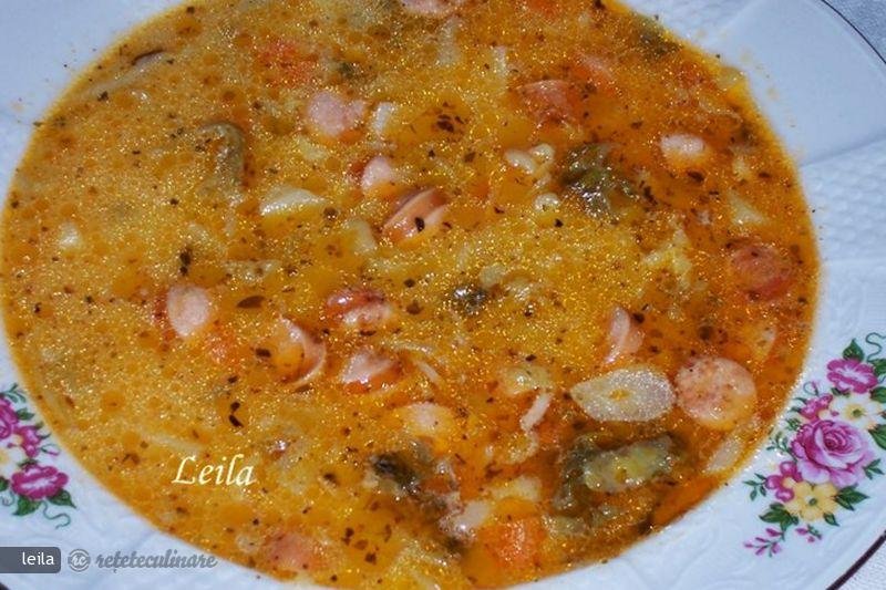 Supa cu Varza Creata (Kelkaposztaleves)
