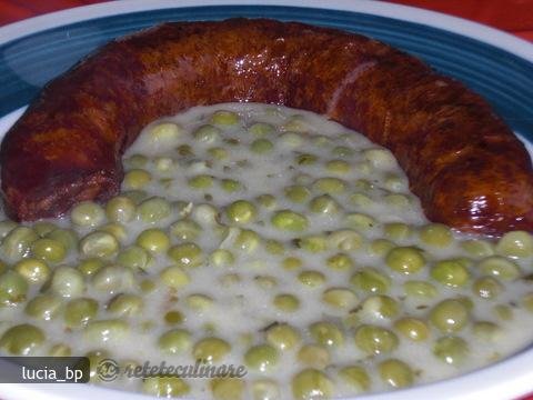 Mazare verde cu smantana