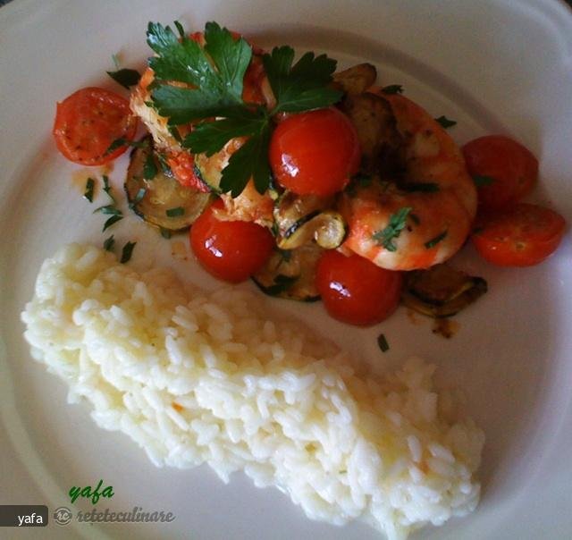 Creveti Flambate cu Whisky