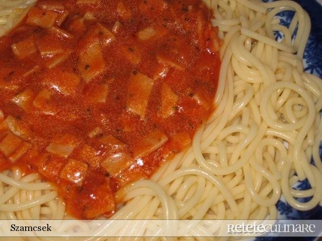 Spaghetti cu sos