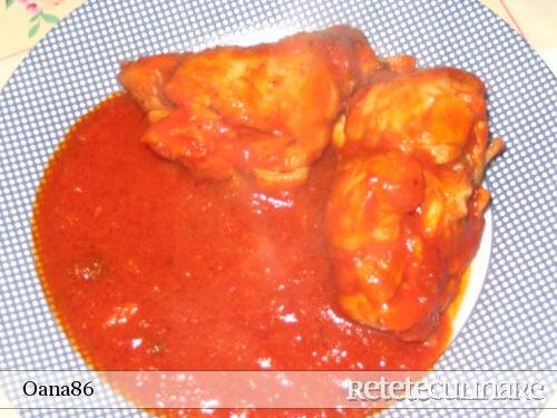 Carne de Iepure cu Sos de Rosii