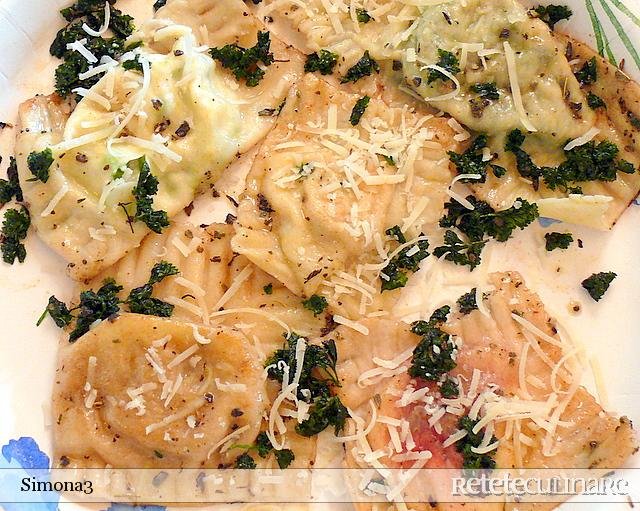 Ravioli cu Dovleac in Sos de Unt si Ierburi Aromate