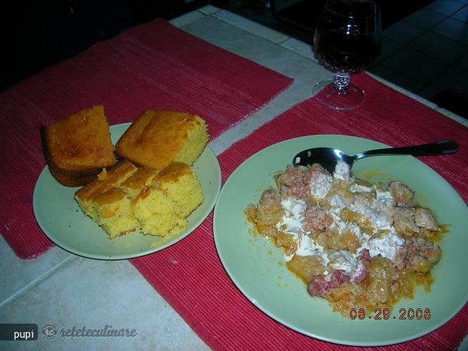 Malai la Cuptor (Corn Bread)