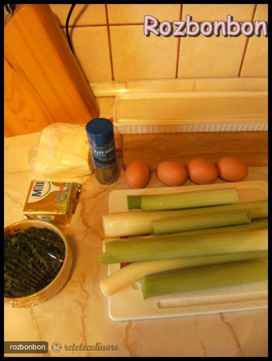 Placinta cu Praz, Branza si Cartofi