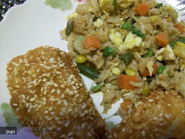 Peste cu Susan si Orez Chinezesc