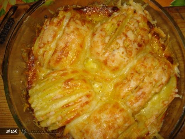 Cartofi-evantai cu cascaval