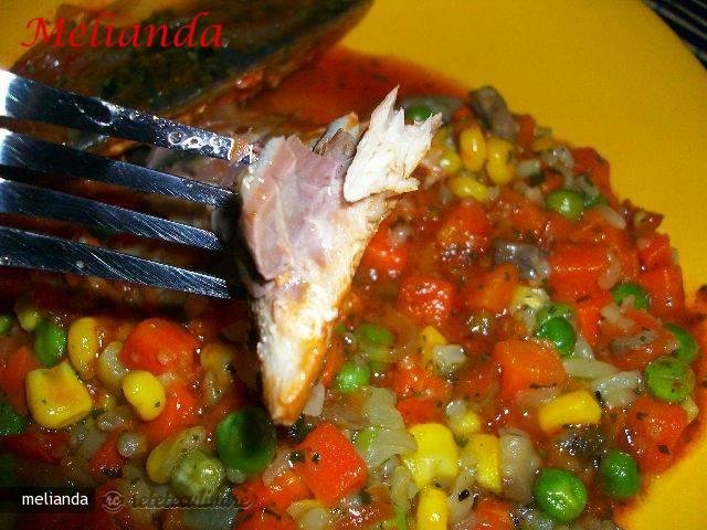 File de Macrou in Sos de Rosii