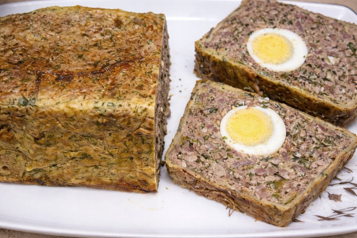 Drob in Foi de Clatite