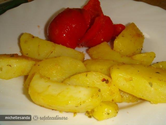 Cartofi cu Mustar la Cuptor