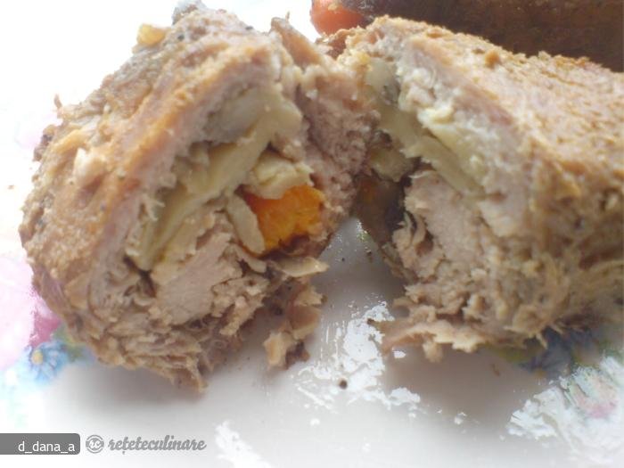 Pachetele de Carne cu Ciuperci