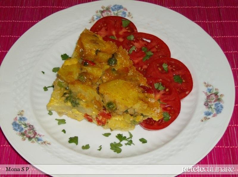 Tortilla de legume cu cabanos