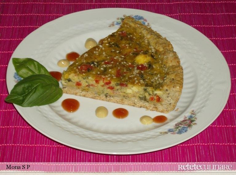 Tarta cu dovlecei si cabanos