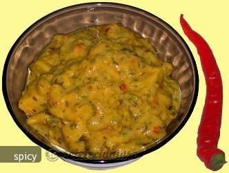 Curry de Cartofi in Sos de Iaurt