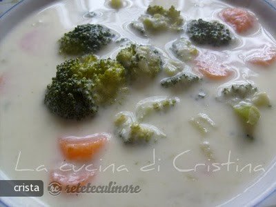 Supa de Branza si Brocoli (Brokkoli Käsesuppe)