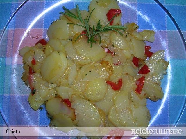 Cartofi Inabusiti cu Ardei Gras