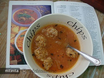 Supe Mexicana de Perisoare cu Oregano