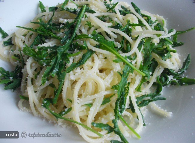 Spaghete cu Rucola Salbatica