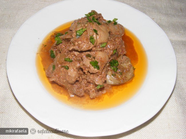 Ficatei de Pasare Sote