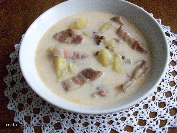 Supa Slovaca de Linte si Lapte
