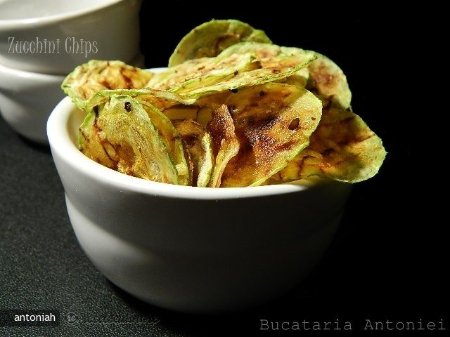 Chipsuri din Zucchini (pregatite in Cuptorul cu Microunde)