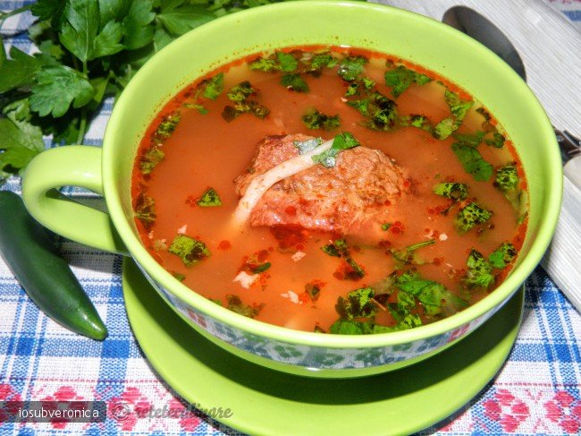 Ciorba de coaste afumate