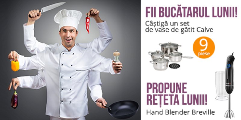 DUBLU CONCURS: Bucatarul Lunii si Reteta Lunii noiembrie!
