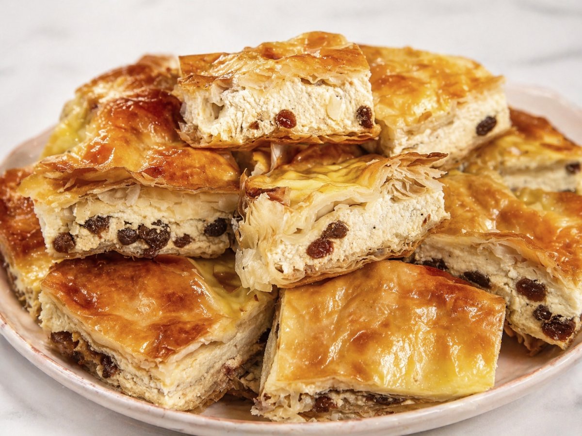 Placinta cu Branza si Stafide