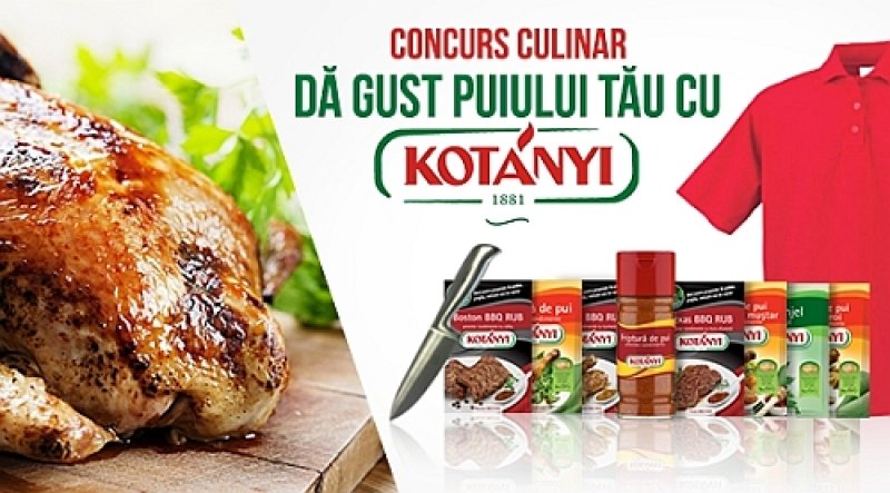 Concurs - Da gust puiului tau cu Kotanyi