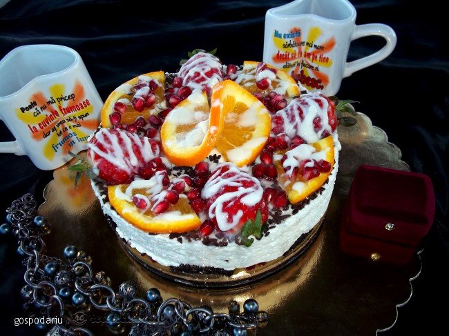Cheesecake cu Mascarpone si Oreo
