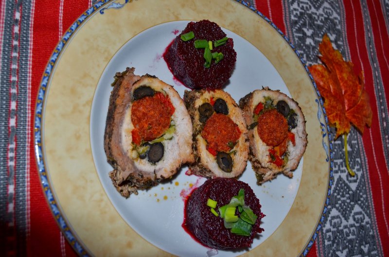 Rulada de carne de porc