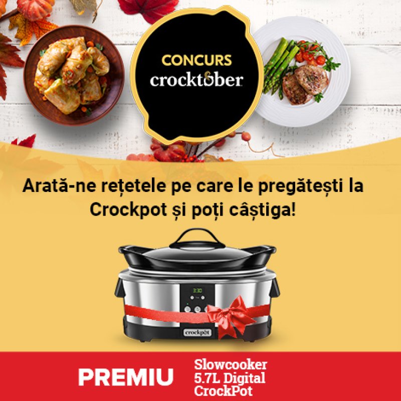 Regulament CONCURS CULINAR - Crocktober si retetele lui savuroase