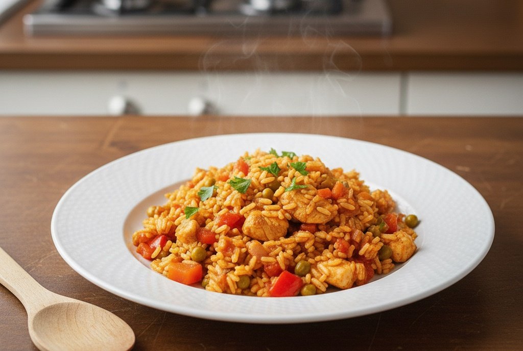 Pilaf sârbesc cu pui și legume - o mâncare completă și echilibrată