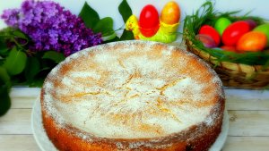 Pasca fara aluat cu branza pufoasa si smantana