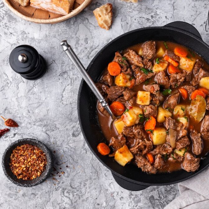 Gulas de vita - delicios si reconfortant