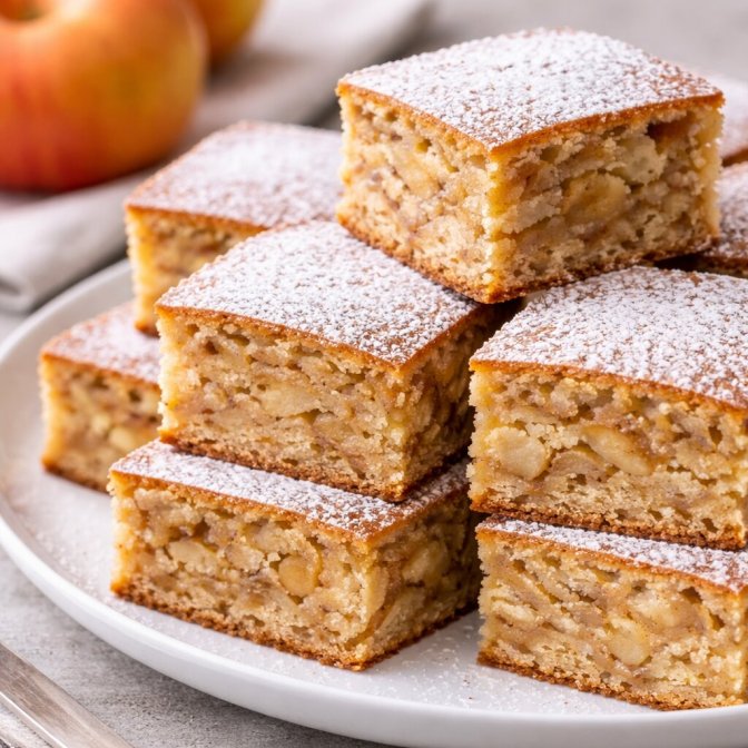 Prajitură de post cu mere – desert simplu, pufos și aromat