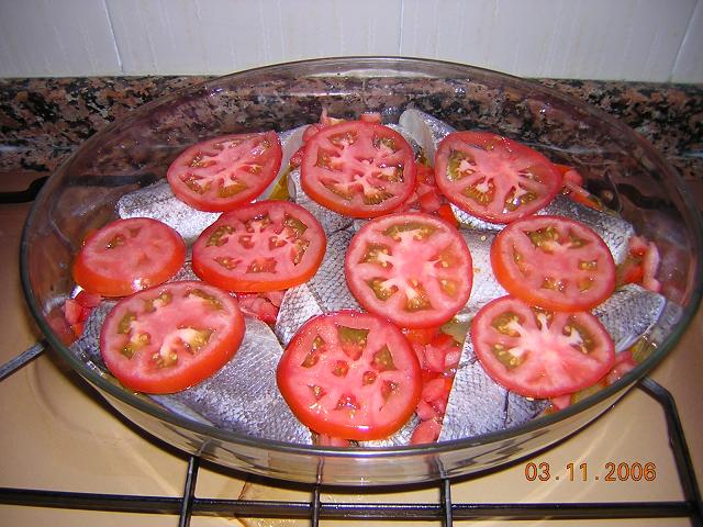 Merluza (peste) la Cuptor