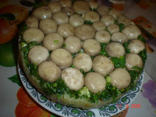 Salata `Poienita cu ciuperci`