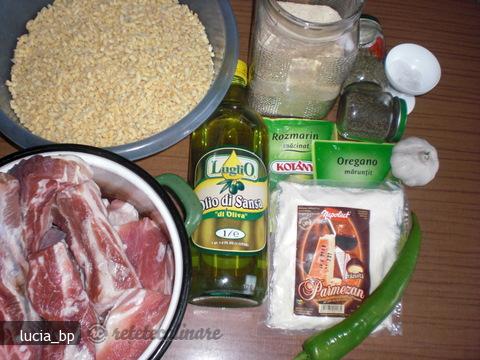 Costita Crocanta cu Crema de Naut