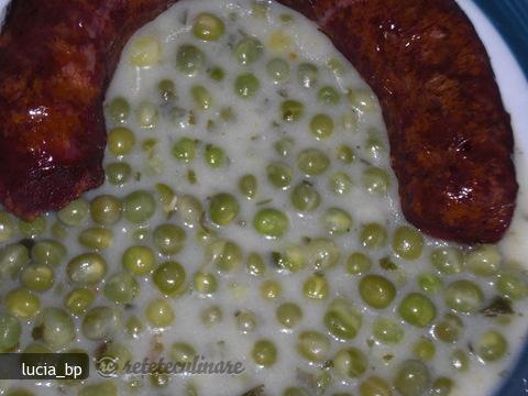 Mazare verde cu smantana