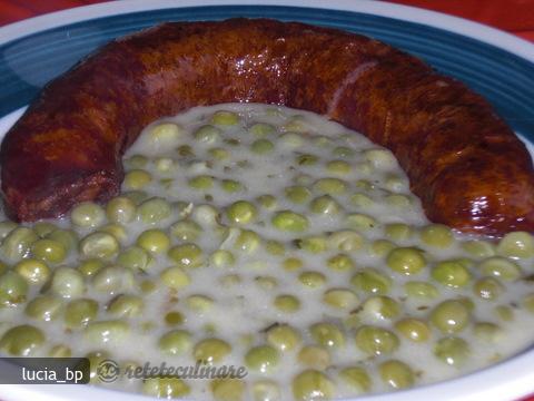 Mazare verde cu smantana