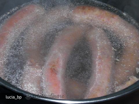 Carnati de porc proaspeti,prajiti