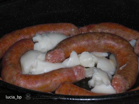Carnati de porc proaspeti,prajiti
