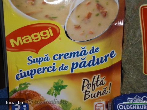 Supa crema de ciuperci de padure