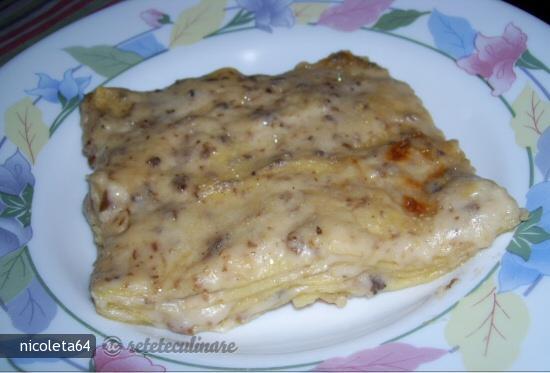 Lasagne cu Ciuperci