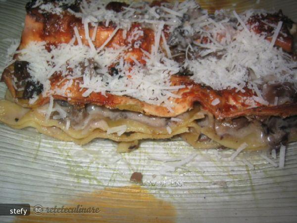 Lasagne cu Ciuperci