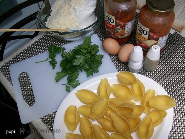 Paste Scoici Mari ( Stuff Jumbo Shells)