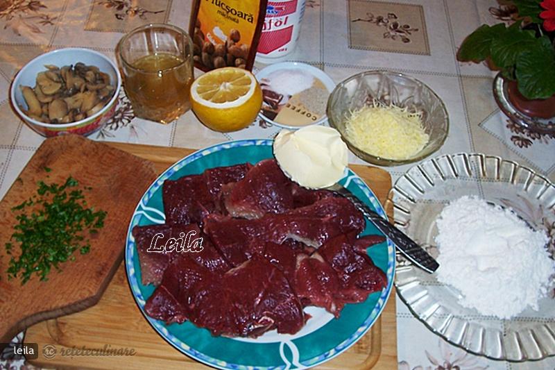 Caprioara cu Ciuperci si Cascaval