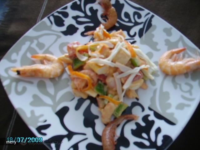 Salata `salpicon de mar`