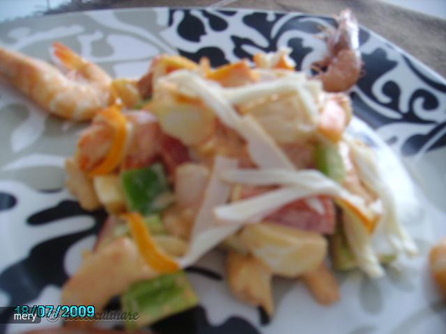 Salata `salpicon de mar`
